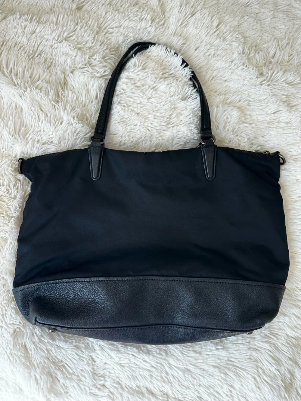Coach black nylon